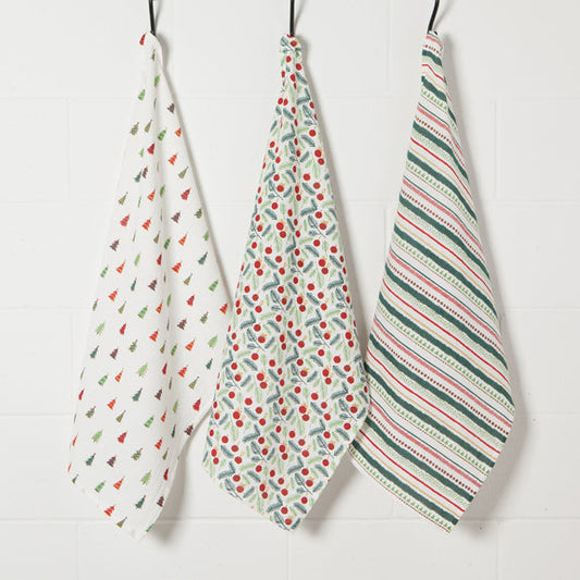 Bakers Floursack Set - Merry And Bright