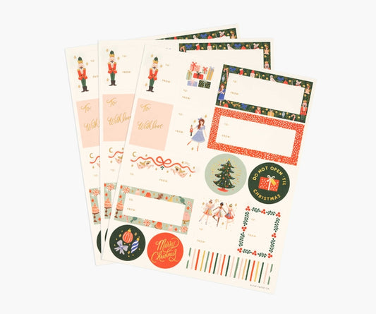 Rifle Paper Co Gift Stickers & Labels - Nutcracker