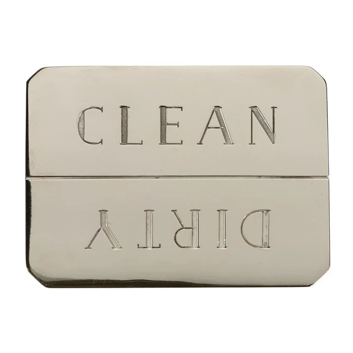 Nickel Clean/Dirty Dishwasher Magnet