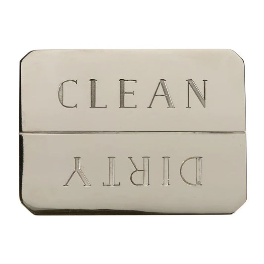Nickel Clean/Dirty Dishwasher Magnet