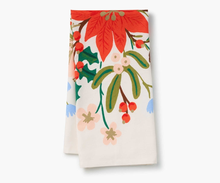 Rifle Paper Co Tea Towel - Holiday Bouquet
