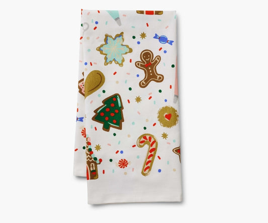 Rifle Paper Co Tea Towel - Christmas Cookies