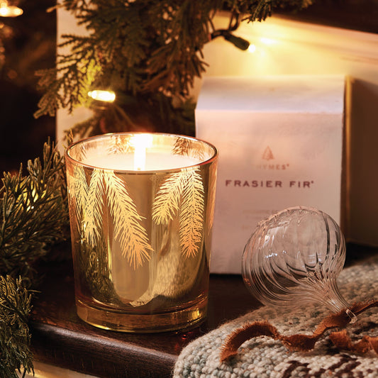 Frasier Fir Medium Gilded Luminary