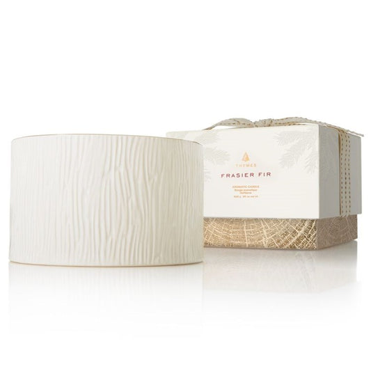 Frasier Fir Ceramic 3-Wick Poured Candle