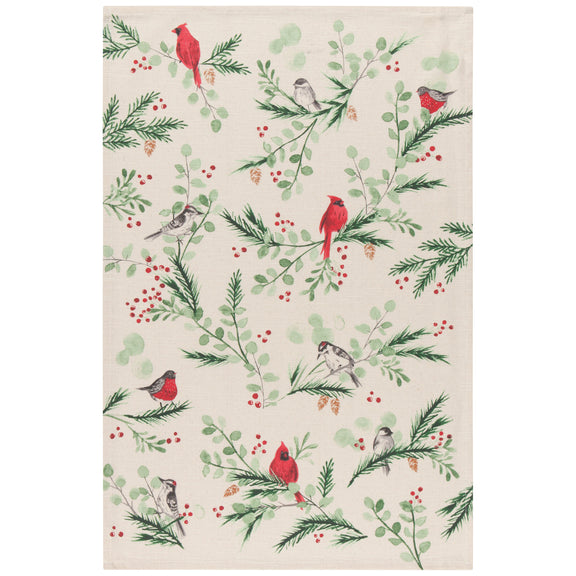 Forest Birds Tea Towel