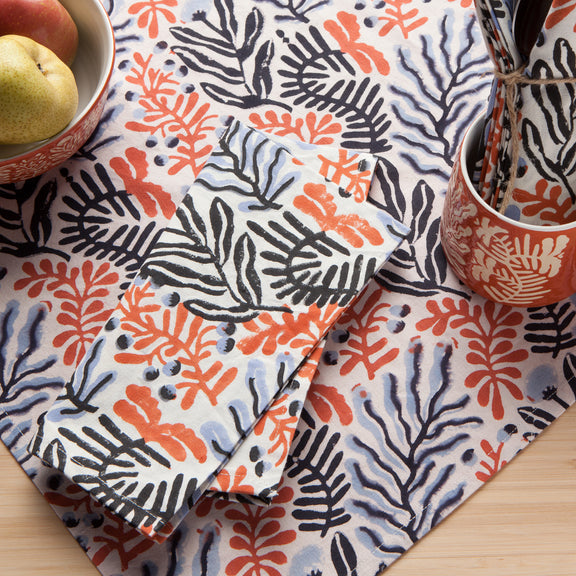 Block Print Napkins - Entwine