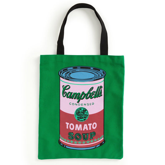 Andy Warhol Campbell's Soup Tote Bag - Green