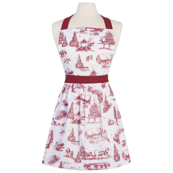 Classic Apron - Winter Toile