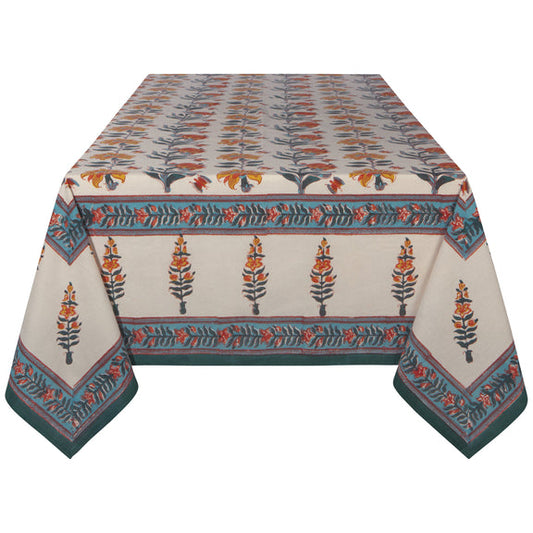 Marigold Block Print Tablecloth