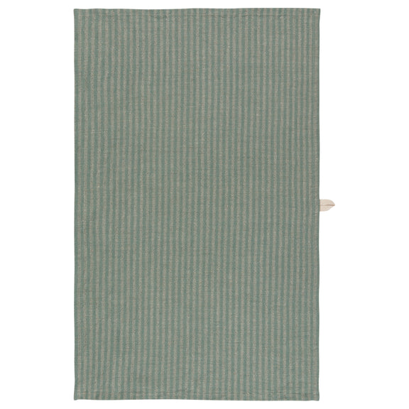 Linen Stripe Dishtowel - Jade