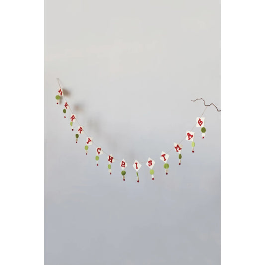 Diamond "Merry Christmas" Garland