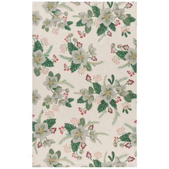 Winterblossom Tea Towel