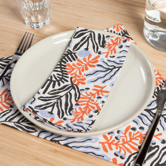 Block Print Napkins - Entwine