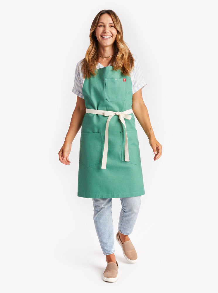 The Essential Apron - Julep Green
