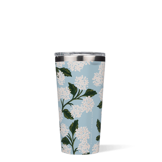 Rifle Paper Co x Corkcicle 16oz Tumbler - Hydrangea