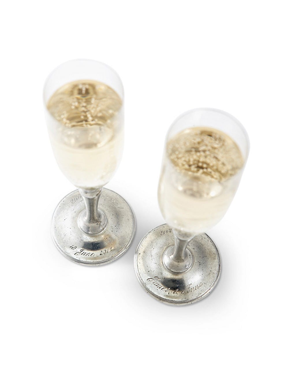Match Pewter Champagne Glass Set