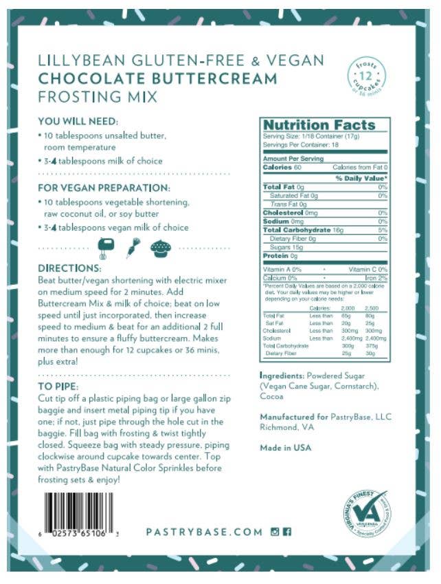 Buttercream Frosting Mix - Chocolate