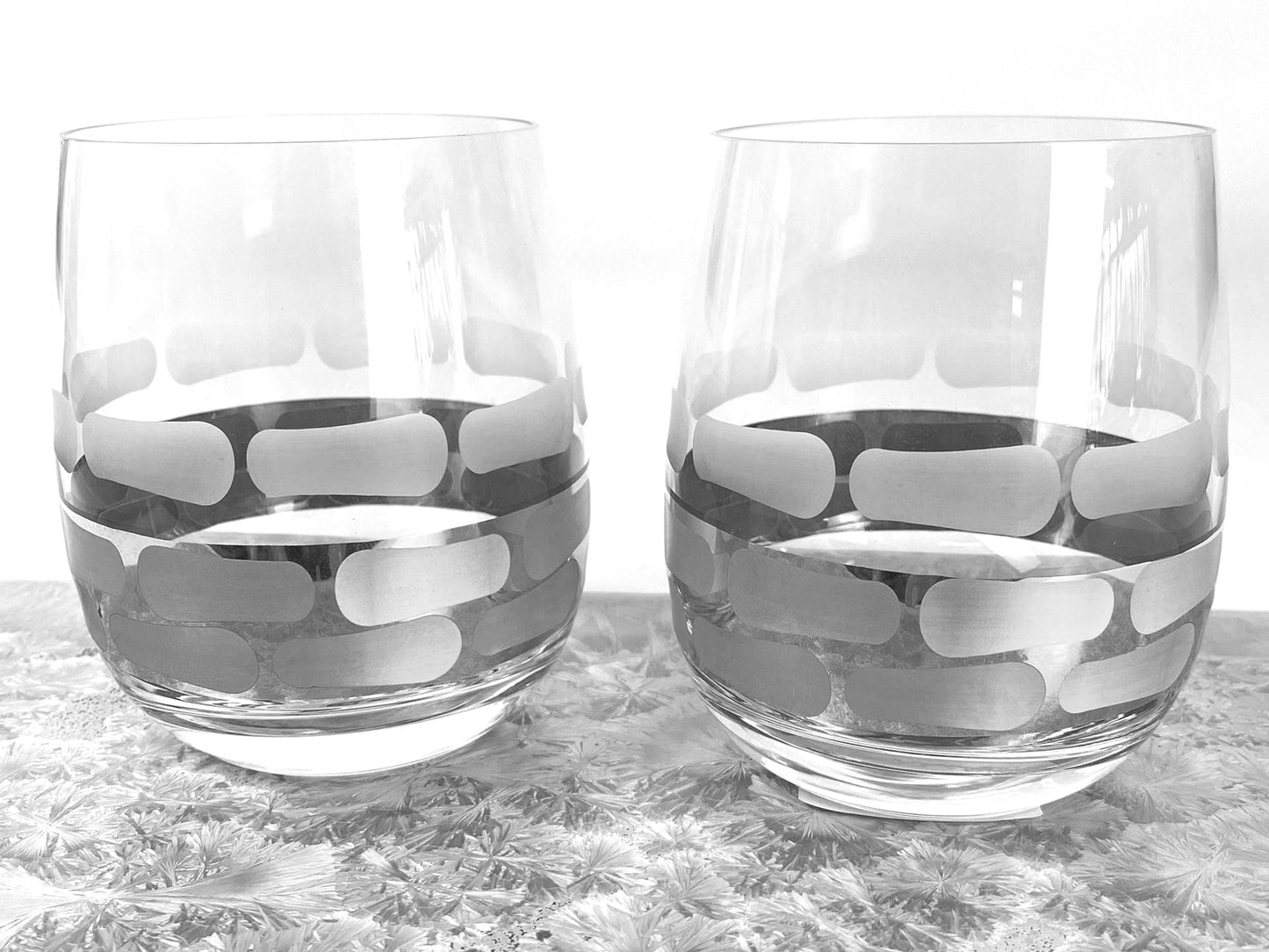 Truro Stemless Wine Glass Set - Platinum