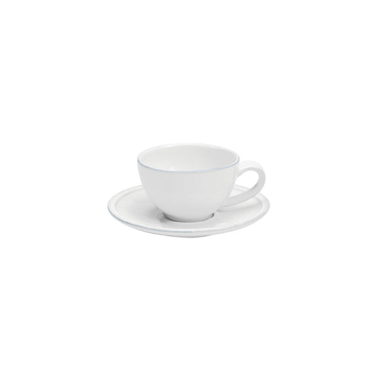 Friso Coffee Cup & Saucer Set - White