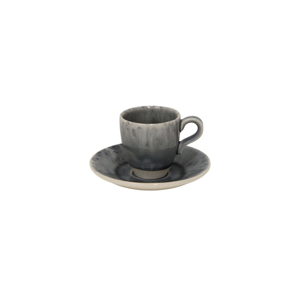 Madeira Coffee Cup & Saucer Set - Grey