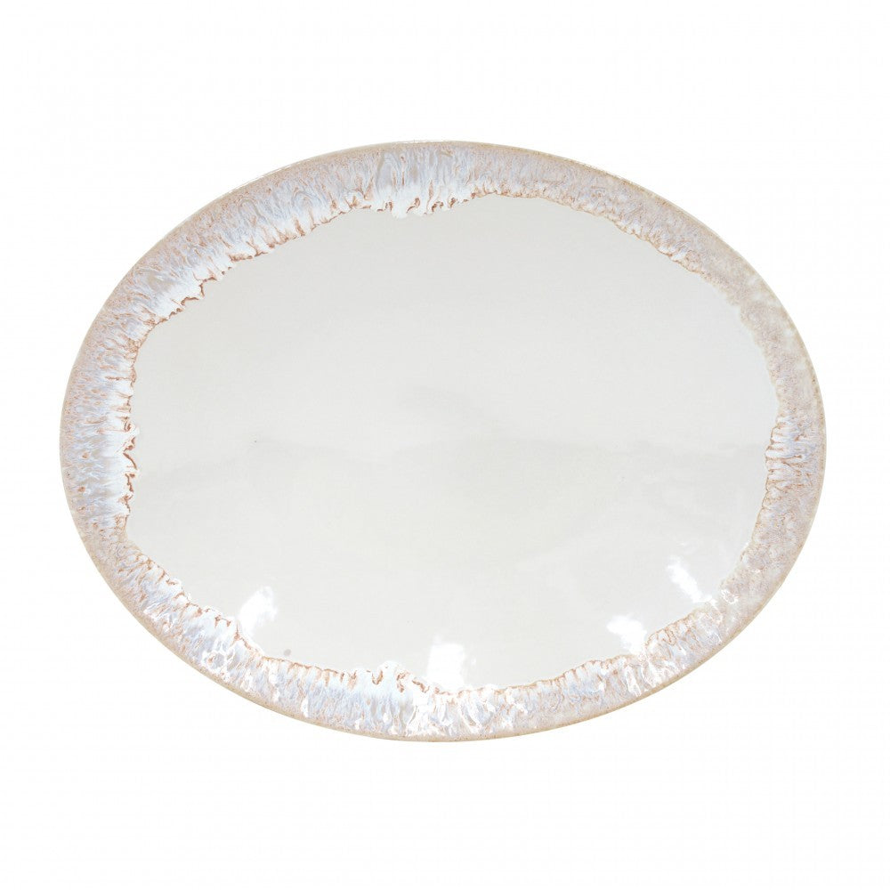 Taormina Oval Platter - White