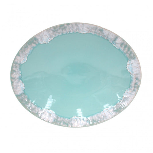 Taormina Oval Platter - Aqua