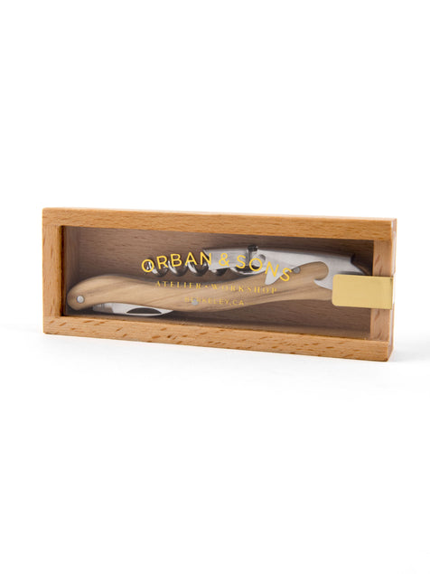 Orban & Sons Corkscrew - Olivewood