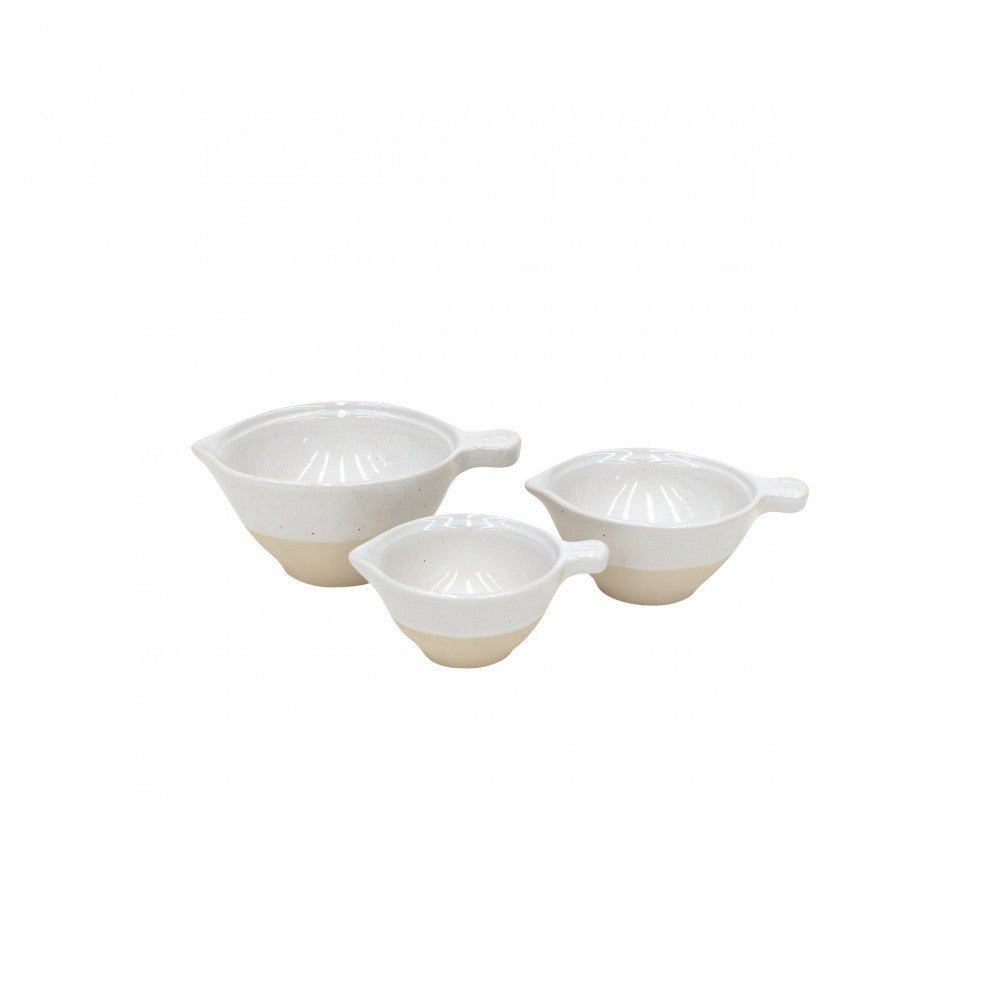 White Ceramic Measuring Cups – Relish Decor