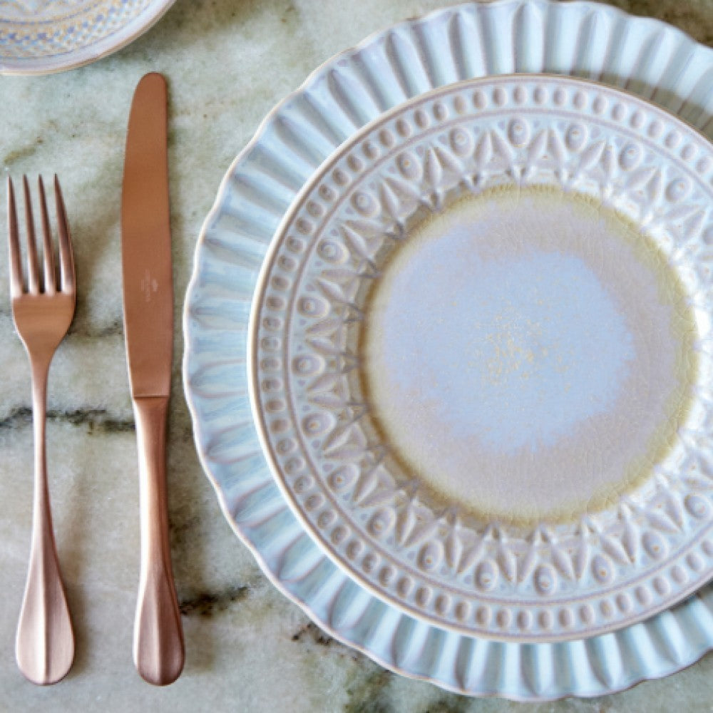 Cristal Dinner Plate Set - Nacar