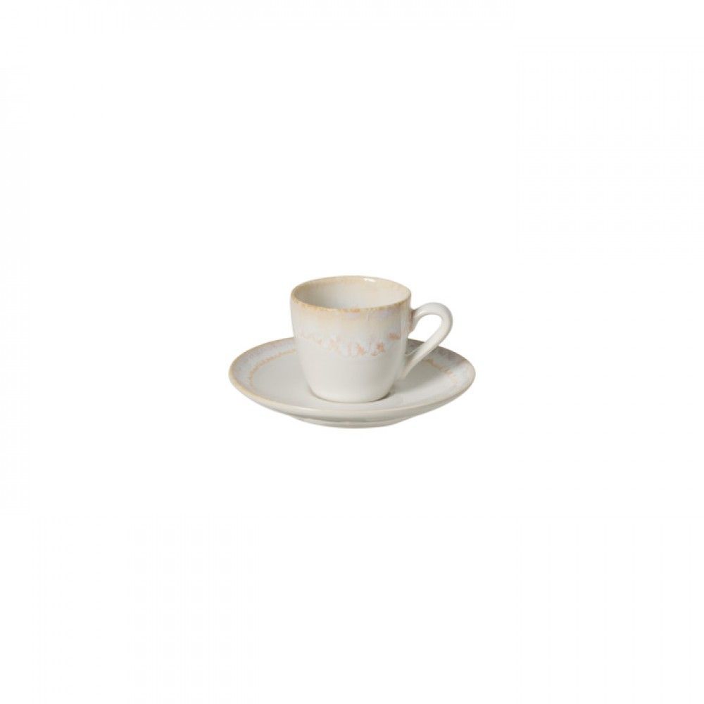 Taormina Coffee Cup & Saucer Set - White