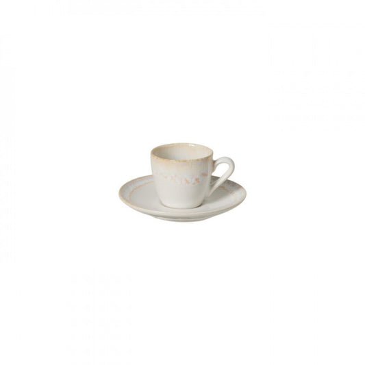 Taormina Coffee Cup & Saucer Set - White