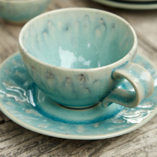 Madeira Tea Cup & Saucer Set - Blue