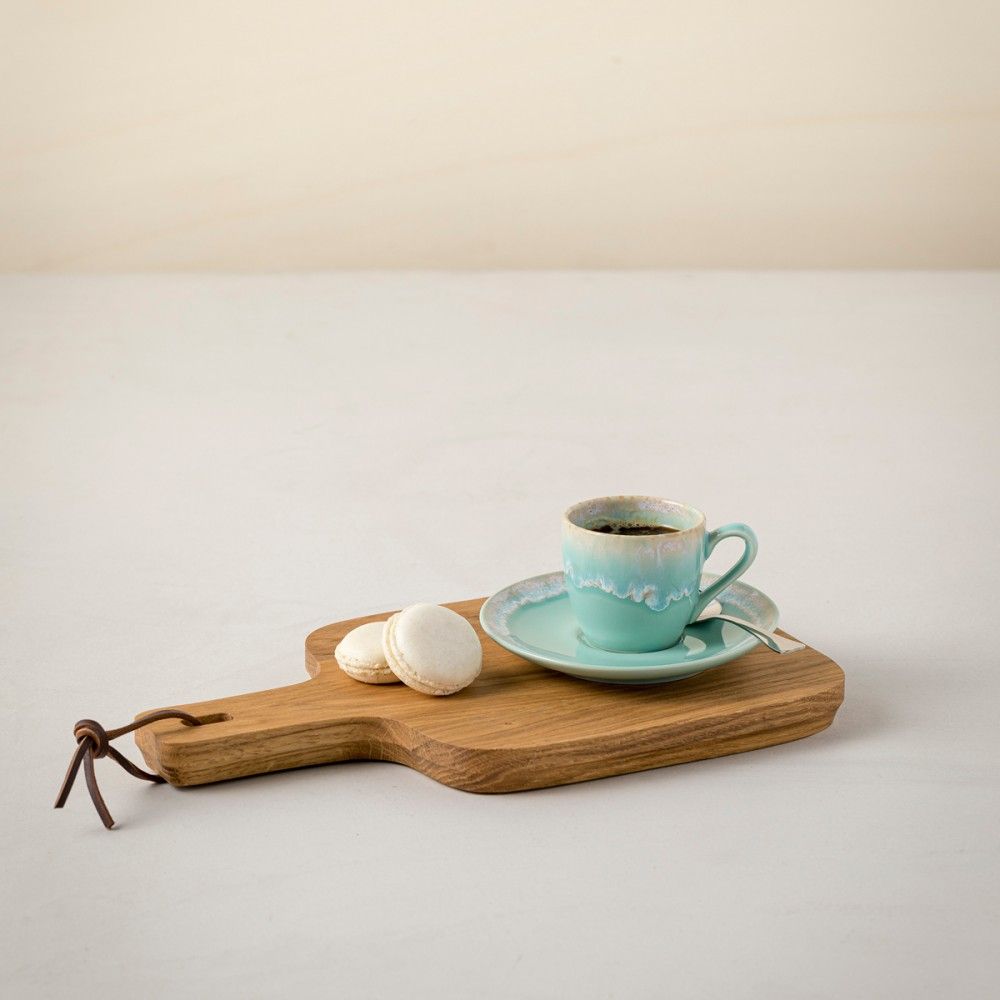 Taormina Coffee Cup & Saucer Set - Aqua