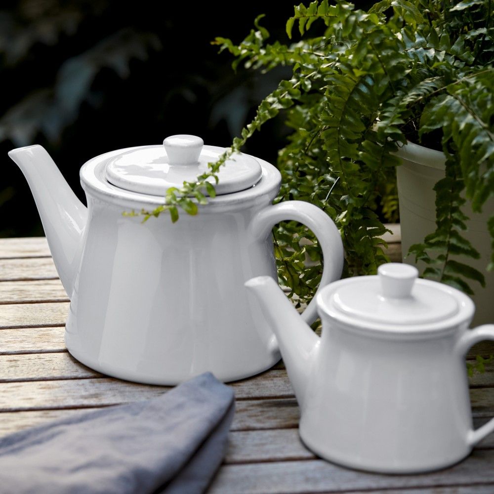 Friso Large Tea Pot - White