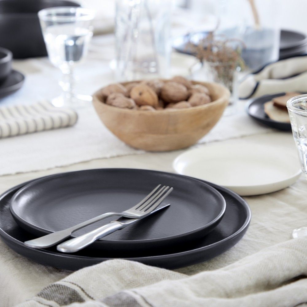 Pacifica 5pc Place Setting - Seed Grey