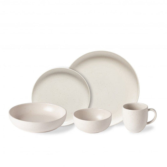 Pacifica 5pc Place Setting - Vanilla