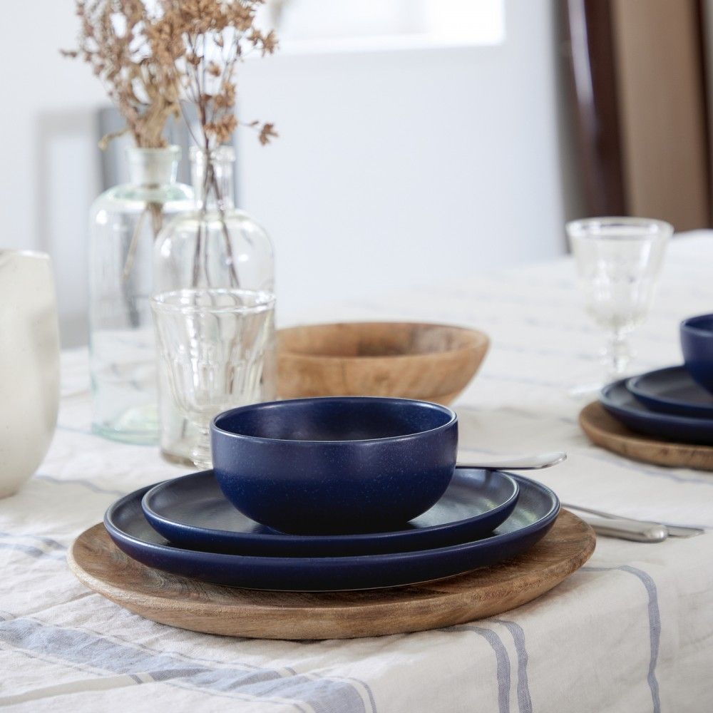 Pacifica 4pc Place Setting - Blueberry