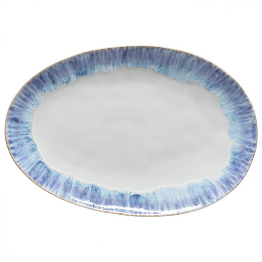 Brisa Large Oval Platter - Ria Blue