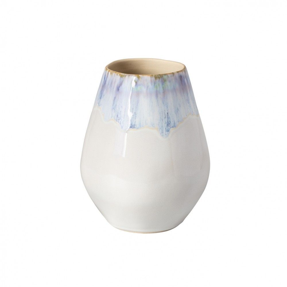 Brisa Medium Oval Vase - Ria Blue