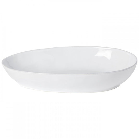 Livia Large Oval Baker - White