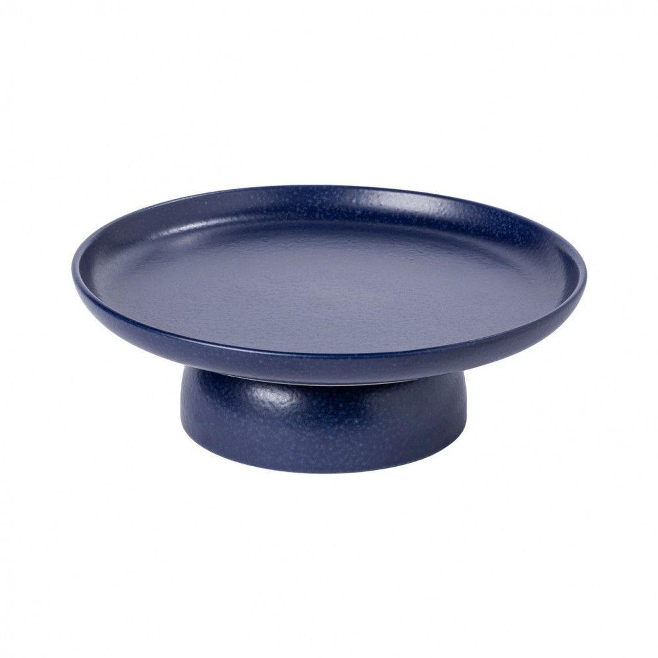 Pacifica Footed Plate - Blueberry
