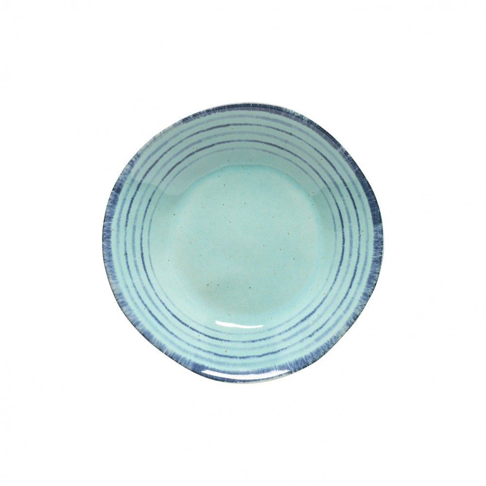 Nantucket Pasta Plate Set - Aqua