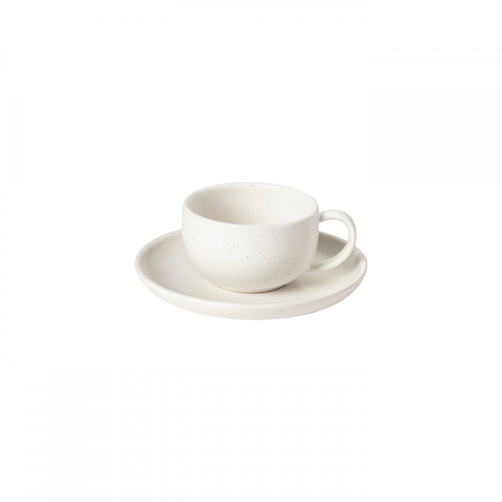 Pacifica Tea Cup & Saucer Set - Salt