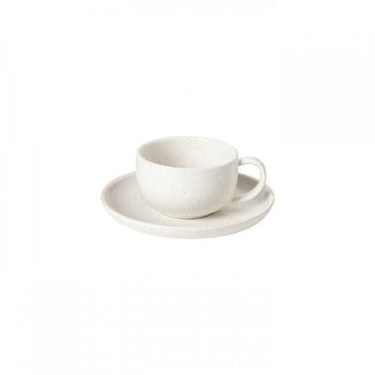 Pacifica Tea Cup & Saucer Set - Salt