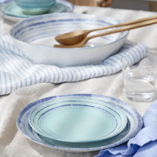 Nantucket Salad Plate Set - Aqua