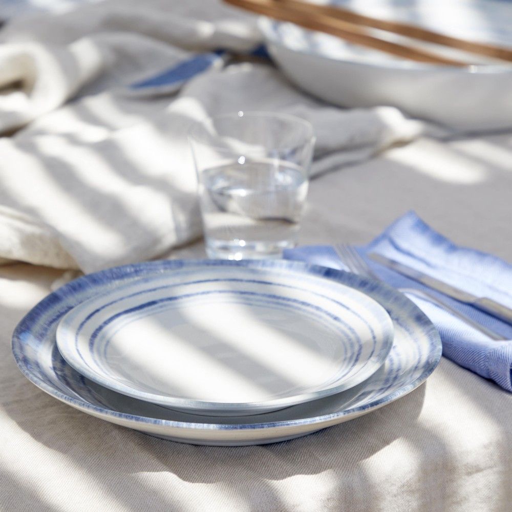 Nantucket Dinner Plate Set - White