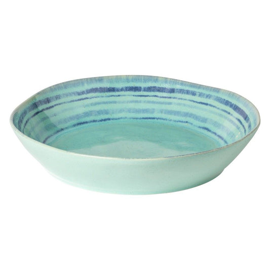 Nantucket Pasta Serving Bowl - Aqua