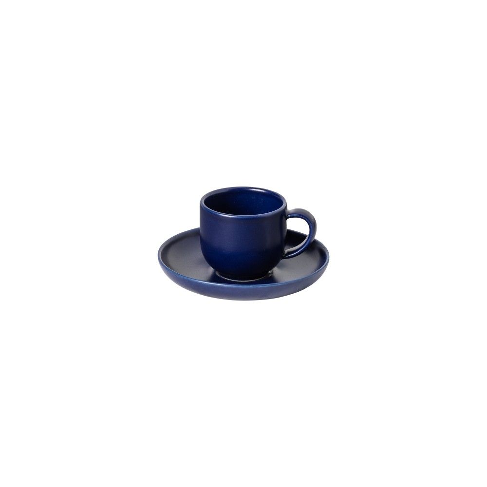Pacifica Coffee Cup & Saucer Set - Blueberry