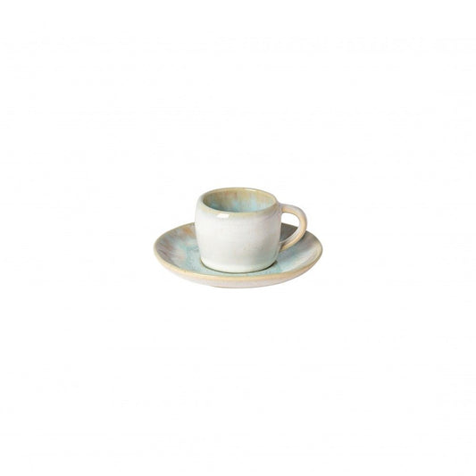 Eivissa Coffee Cup & Saucer Set - Sea Blue