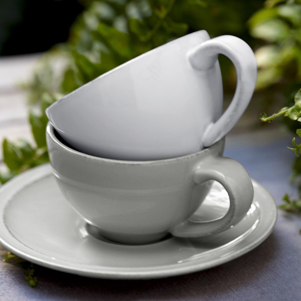 Friso Tea Cup & Saucer Set - White